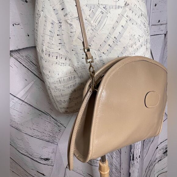 VINTAGE ETRA Leather Crossbody/Wristlet Tan - Picture 3 of 8